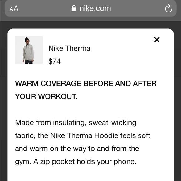 Nike Men's Dri-FIT Therma Full-Zip Training Hoodie - Picture 2 of 4